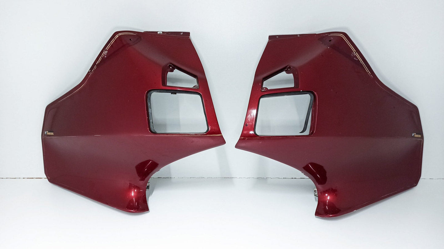 Flanc de tête de fourche droit et gauche de BMW R100RT de 1988